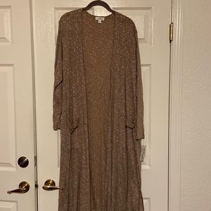 Lularoe Sarah duster cardigan.  Size XL.  NWT